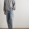 Idris Cotton-Jersey Half-Zip Sweatshirt - OU
