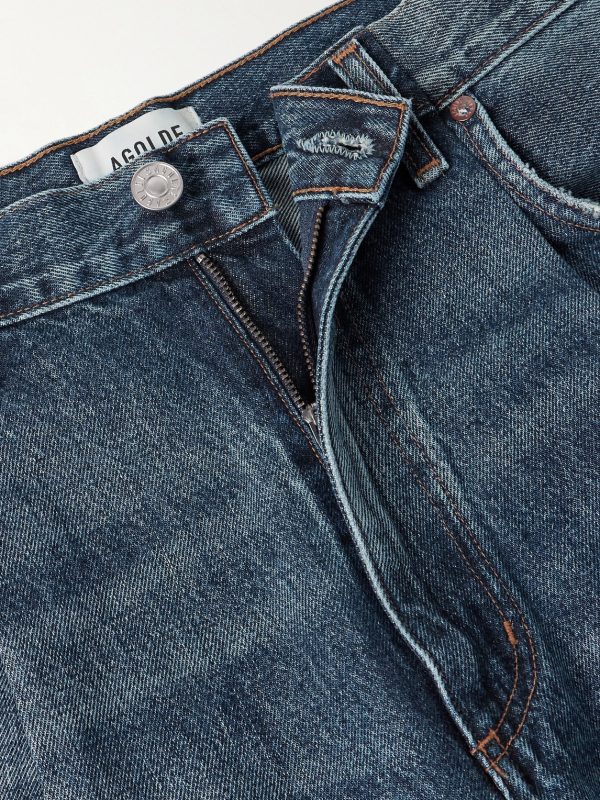 Benton Wide-Leg Pleated Jeans - E1