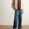 Benton Wide-Leg Pleated Jeans - OU