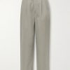 Slater Straight-Leg Pleated Cotton-Twill Trousers Slater Straight-Leg Pleated Cotton-Twill Trousers