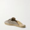 Nando Suede Backless Espadrilles - BK Nando Suede Backless Espadrilles - BK