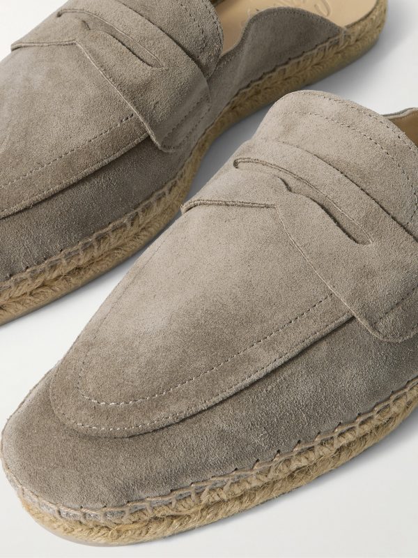 Nando Suede Backless Espadrilles - CU Nando Suede Backless Espadrilles - CU