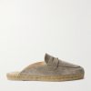 Nando Suede Backless Espadrilles Nando Suede Backless Espadrilles