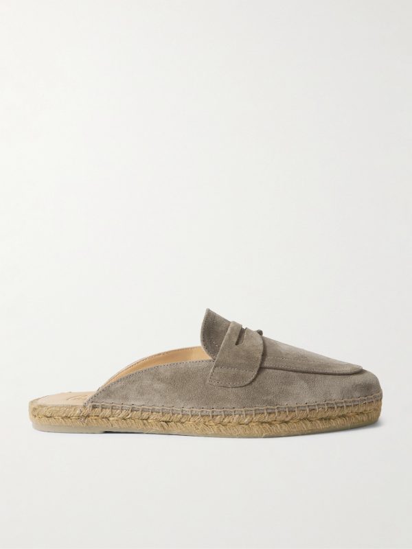 Nando Suede Backless Espadrilles Nando Suede Backless Espadrilles