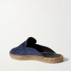 Nando Suede Backless Espadrilles - BK Nando Suede Backless Espadrilles - BK