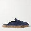 Nando Suede Backless Espadrilles Nando Suede Backless Espadrilles