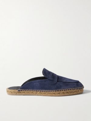 Nando Suede Backless Espadrilles