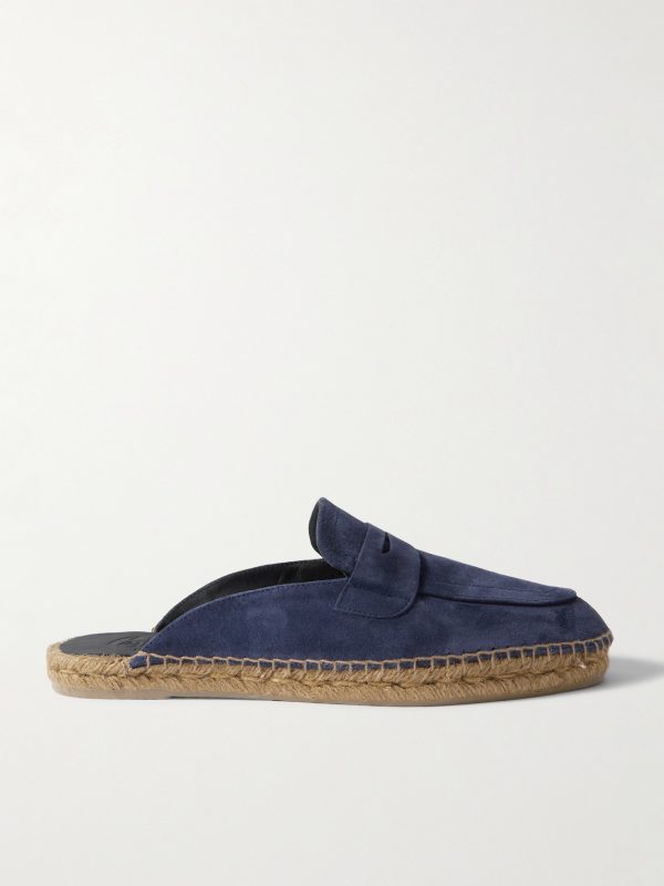 Nando Suede Backless Espadrilles Nando Suede Backless Espadrilles