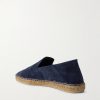 Parker Collapsible-Heel Suede Espadrilles - BK Parker Collapsible-Heel Suede Espadrilles - BK
