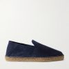 Parker Collapsible-Heel Suede Espadrilles Parker Collapsible-Heel Suede Espadrilles