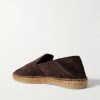 Parker Collapsible-Heel Suede Espadrilles - BK Parker Collapsible-Heel Suede Espadrilles - BK