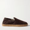 Parker Collapsible-Heel Suede Espadrilles Parker Collapsible-Heel Suede Espadrilles