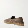 Parker Collapsible-Heel Suede Espadrilles - BK Parker Collapsible-Heel Suede Espadrilles - BK