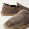 Parker Collapsible-Heel Suede Espadrilles - CU Parker Collapsible-Heel Suede Espadrilles - CU