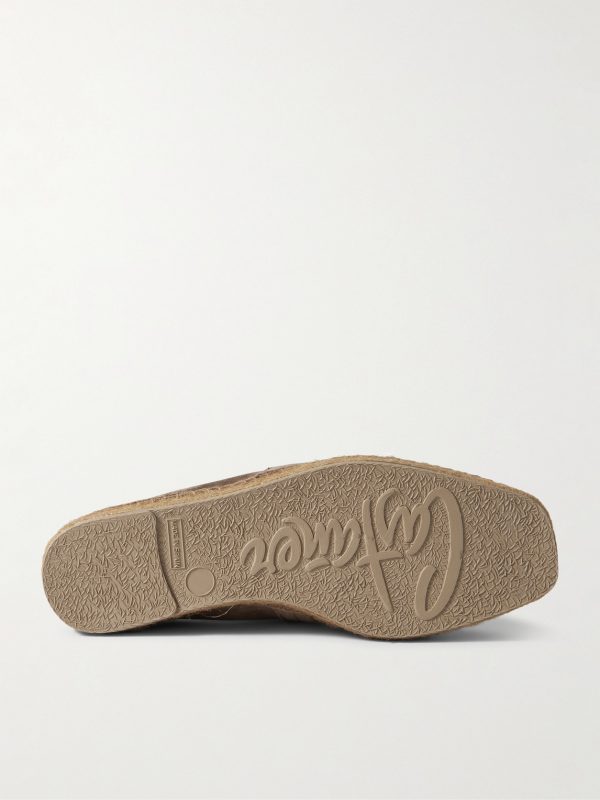 Parker Collapsible-Heel Suede Espadrilles - E1 Parker Collapsible-Heel Suede Espadrilles - E1