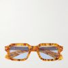 Sandro Rectangular-Frame Tortoiseshell Acetate Sunglasses