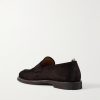 Opera 001 Suede Penny Loafers - BK Opera 001 Suede Penny Loafers - BK