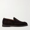 Opera 001 Suede Penny Loafers Opera 001 Suede Penny Loafers