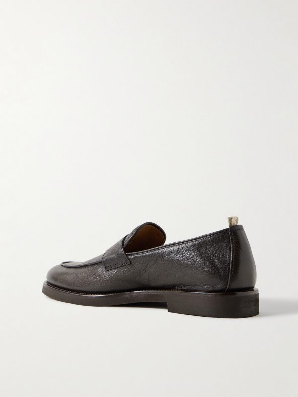Opera Flexi 101 Deerskin Penny Loafers - BK