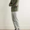 Steady State Tapered Cotton-Blend Jersey Sweatpants - OU