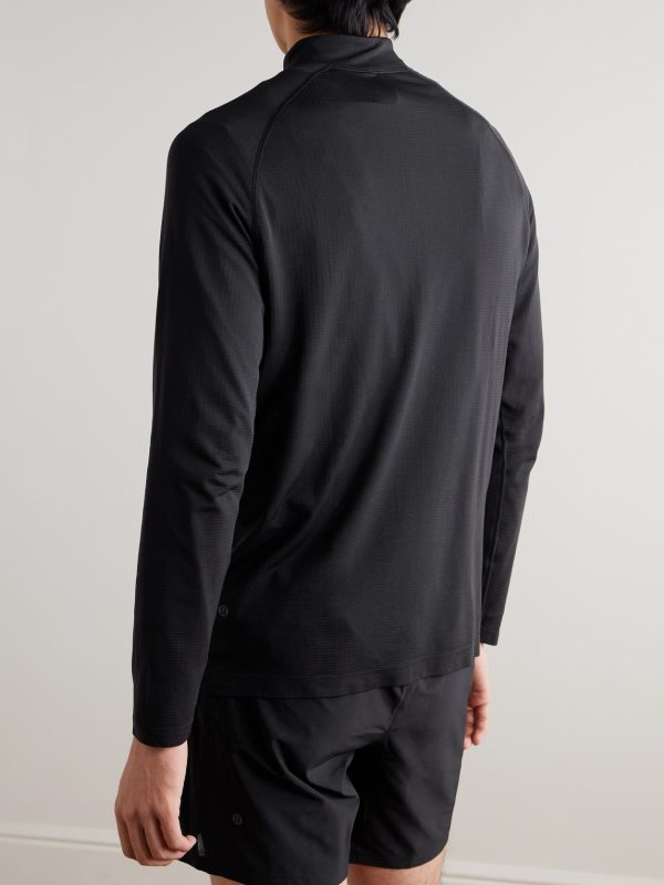Metal Vent Tech 2.5 Slim-Fit Stretch-Jersey Half-Zip Top - BK