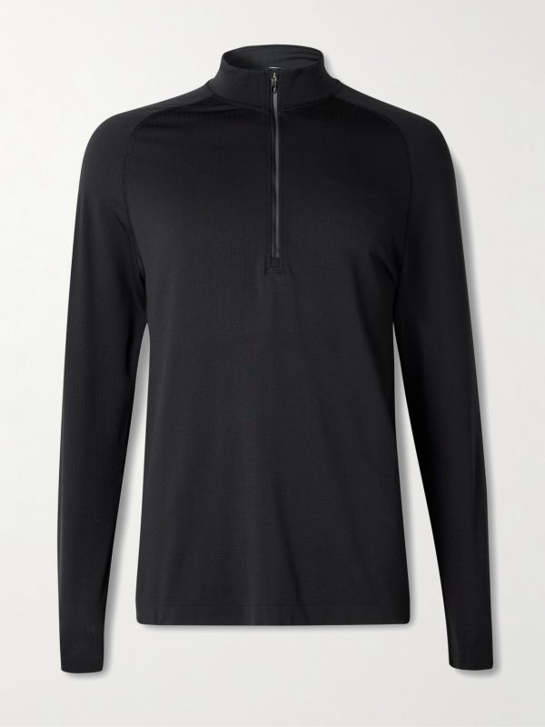 Metal Vent Tech 2.5 Slim-Fit Stretch-Jersey Half-Zip Top