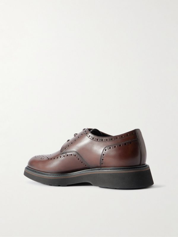 Alessio Leather Brogues - BK Alessio Leather Brogues - BK