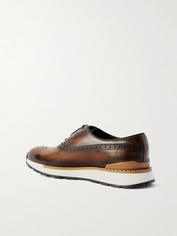 Fast Track Venezia Leather Oxford Sneakers - BK