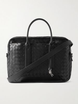 Intrecciato Leather Briefcase Intrecciato Leather Briefcase