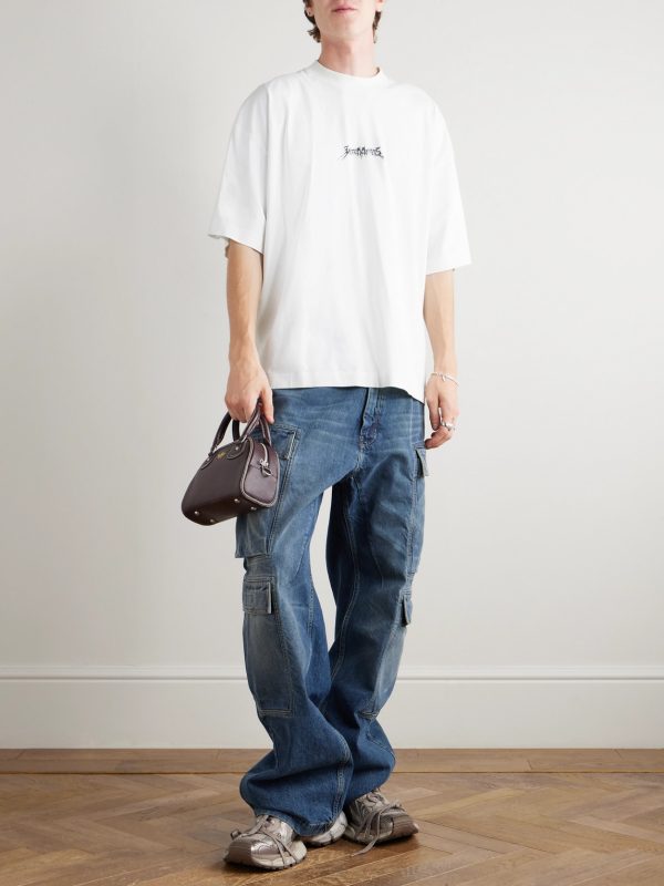 Logo-Print Cotton-Jersey T-Shirt - OU