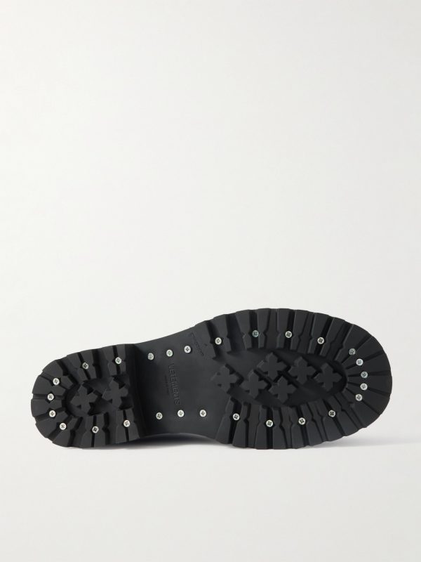 Stomp Leather Combat Boots - E1