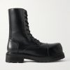 Stomp Leather Combat Boots