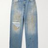 Straight-Leg Distressed Jeans Straight-Leg Distressed Jeans