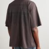 Oversized Logo-Print Cotton-Jersey T-Shirt - BK Oversized Logo-Print Cotton-Jersey T-Shirt - BK