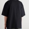 Oversized Printed Cotton-Jersey T-Shirt - BK