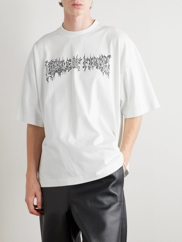 Printed Cotton-Jersey T-Shirt - FR Printed Cotton-Jersey T-Shirt - FR