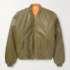 Oversized Leather Bomber Jacket Oversized Leather Bomber Jacket