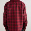 Logo-Embroidered Checked Wool Shirt - BK Logo-Embroidered Checked Wool Shirt - BK