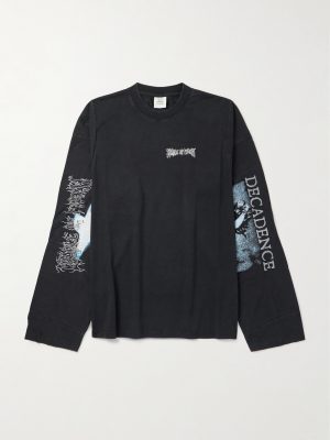 Oversized Logo-Print Cotton-Jersey T-Shirt Oversized Logo-Print Cotton-Jersey T-Shirt