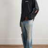 Oversized Logo-Print Cotton-Jersey T-Shirt - OU Oversized Logo-Print Cotton-Jersey T-Shirt - OU