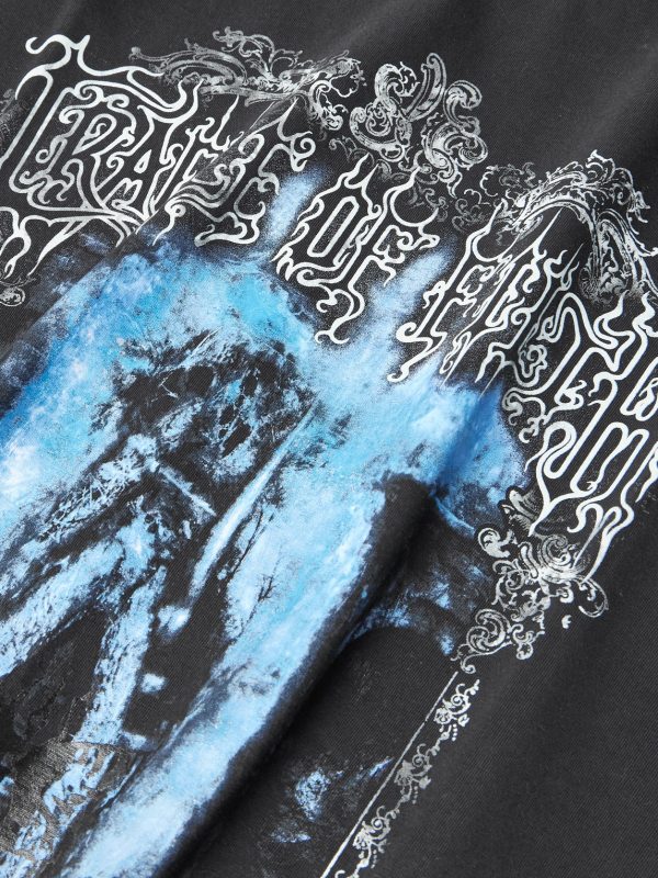 + Crade of Filth Oversized Printed Cotton-Jersey T-Shirt - CU + Crade of Filth Oversized Printed Cotton-Jersey T-Shirt - CU