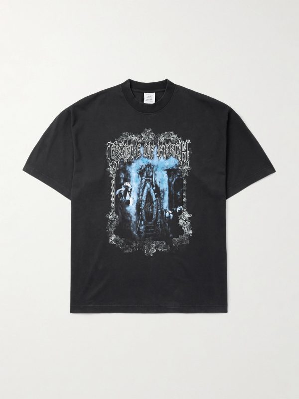 + Crade of Filth Oversized Printed Cotton-Jersey T-Shirt + Crade of Filth Oversized Printed Cotton-Jersey T-Shirt