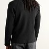 Payson Waffle-Knit Cotton-Blend T-Shirt - BK