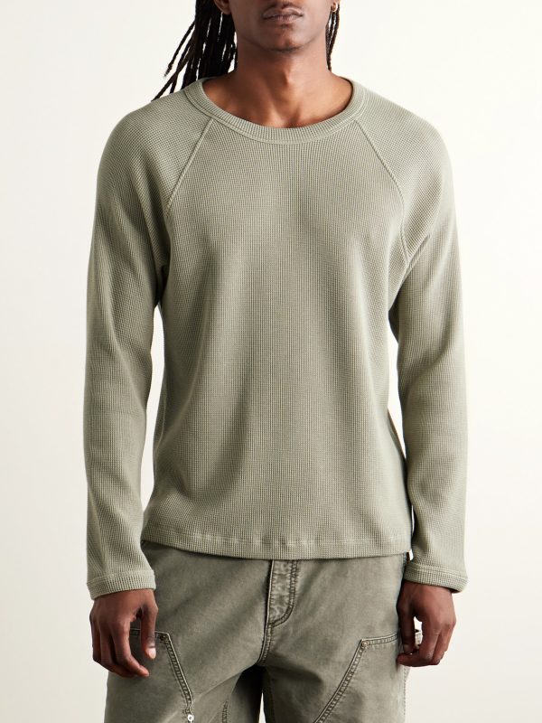 Payson Waffle-Knit Cotton-Blend T-Shirt - FR Payson Waffle-Knit Cotton-Blend T-Shirt - FR
