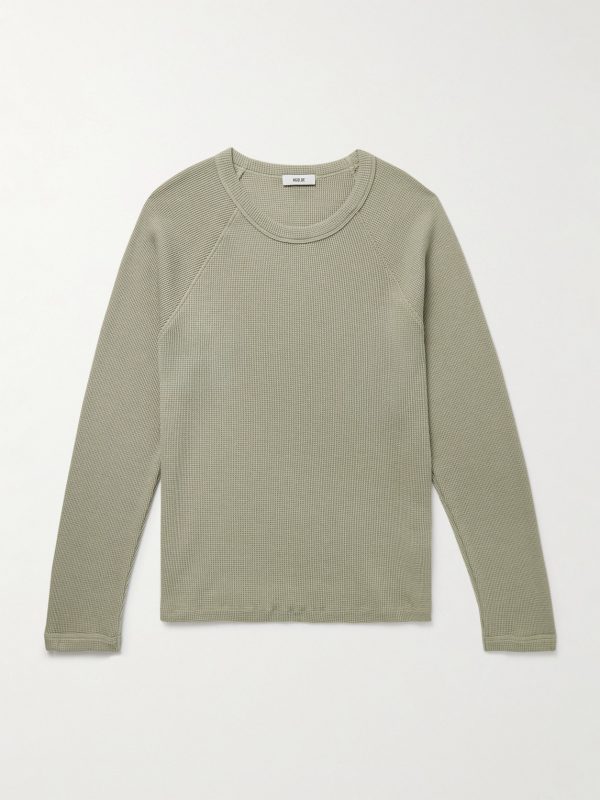 Payson Waffle-Knit Cotton-Blend T-Shirt Payson Waffle-Knit Cotton-Blend T-Shirt