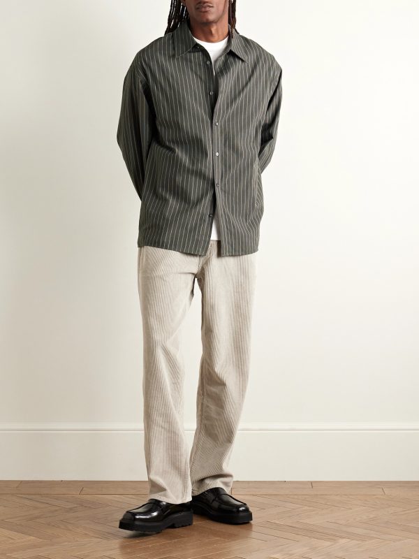 Aurel Striped Cotton Shirt - OU Aurel Striped Cotton Shirt - OU
