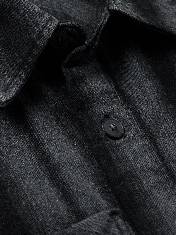 Brennan Striped Brushed Cotton-Blend Twill Shirt - CU Brennan Striped Brushed Cotton-Blend Twill Shirt - CU