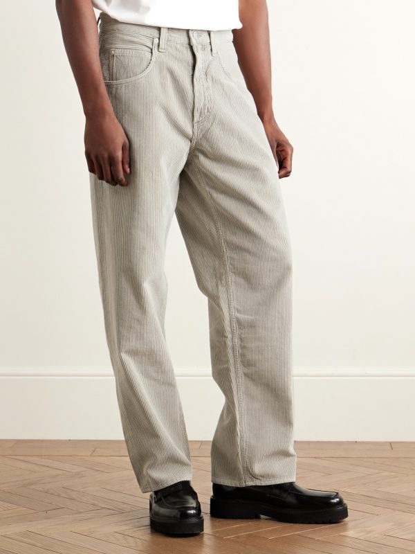Fusion Straight-Leg Cotton-Corduroy Trousers - FR