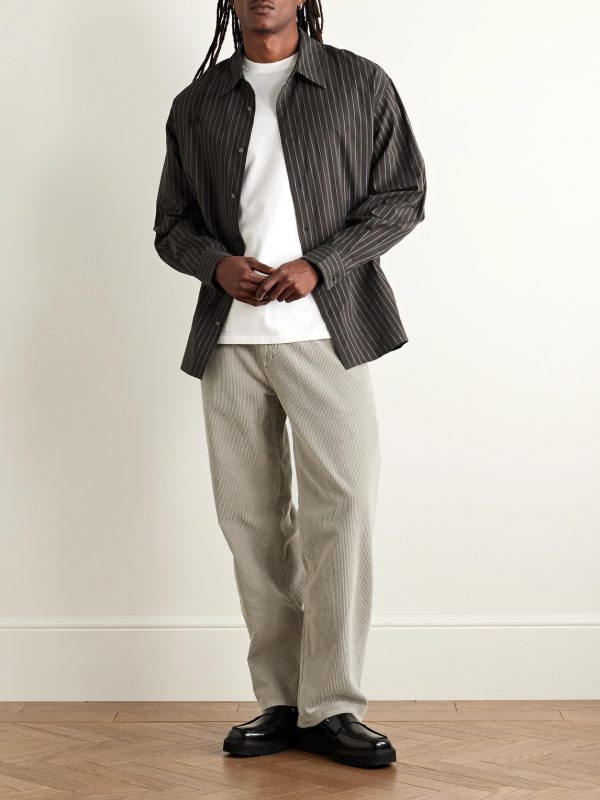 Fusion Straight-Leg Cotton-Corduroy Trousers - OU