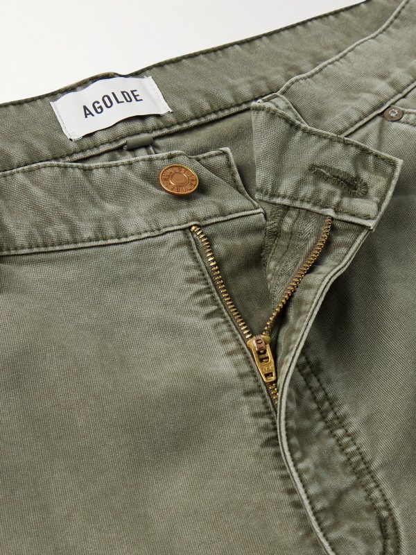 Layton Straight-Leg Cotton-Canvas Trousers - E1 Layton Straight-Leg Cotton-Canvas Trousers - E1